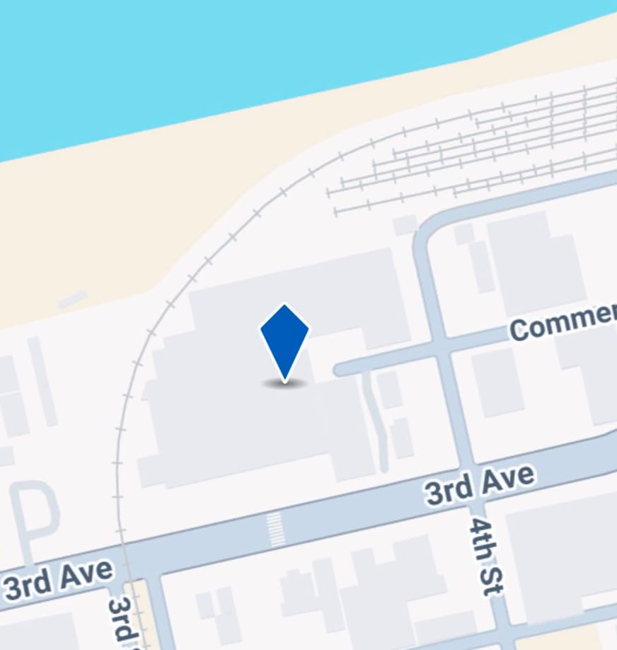 Map of 300 3rd Ave, Huntington, WV 25701 — near the Ohio River and rail lines